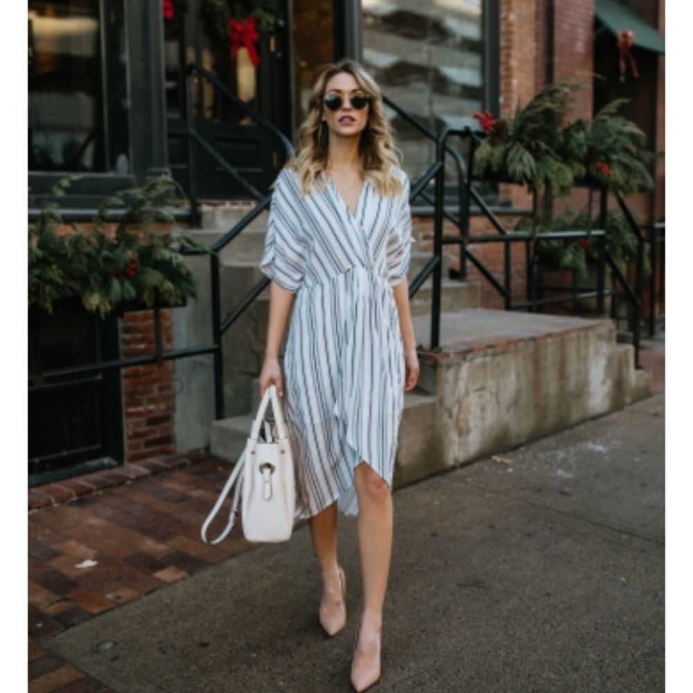 Brand new Vici Dolls Wallace Twist Stripped Dress